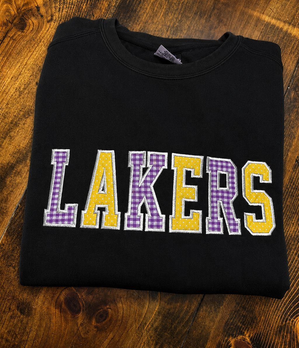 Lakers Appliqué Crewneck