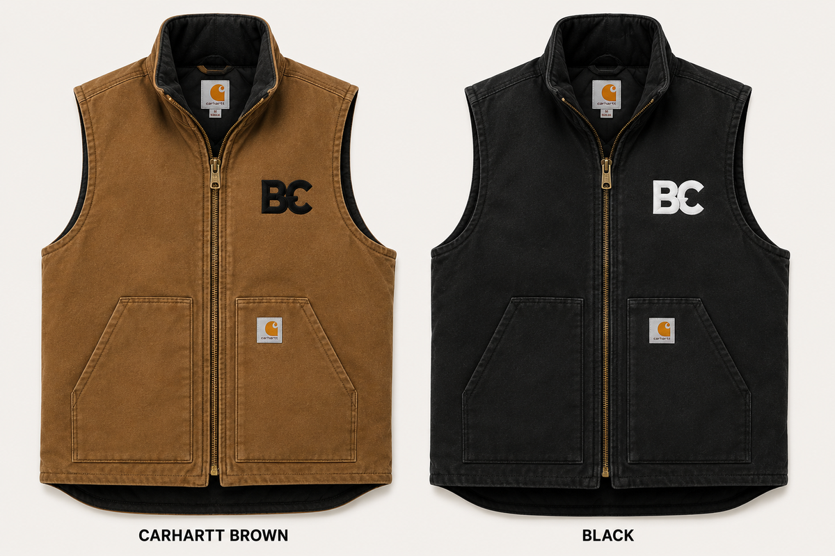 Carhartt Vest Beulah Church Logo Embroidered – MidMo Thread Co.