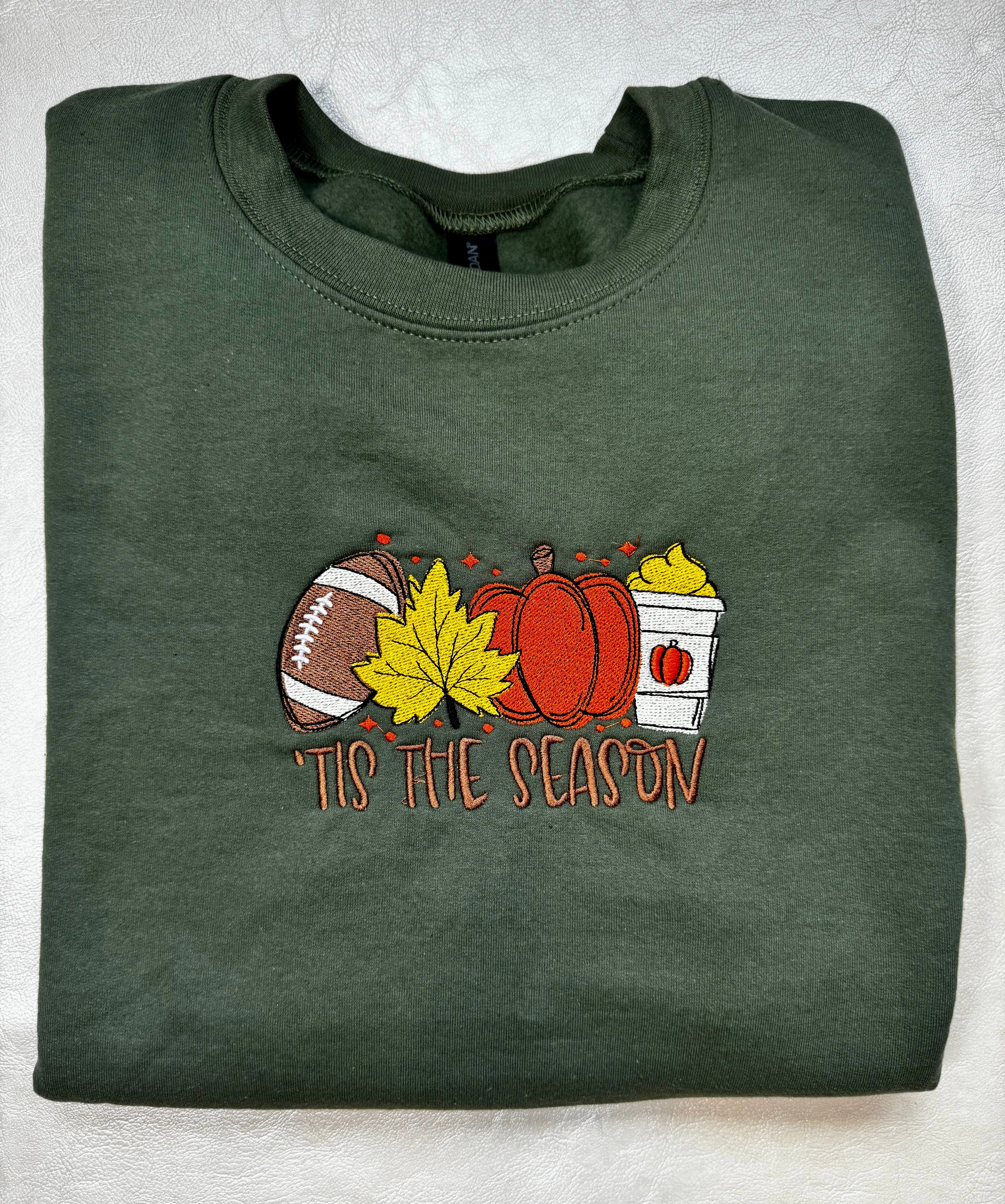 Tis The Season embroidered sweatshirt