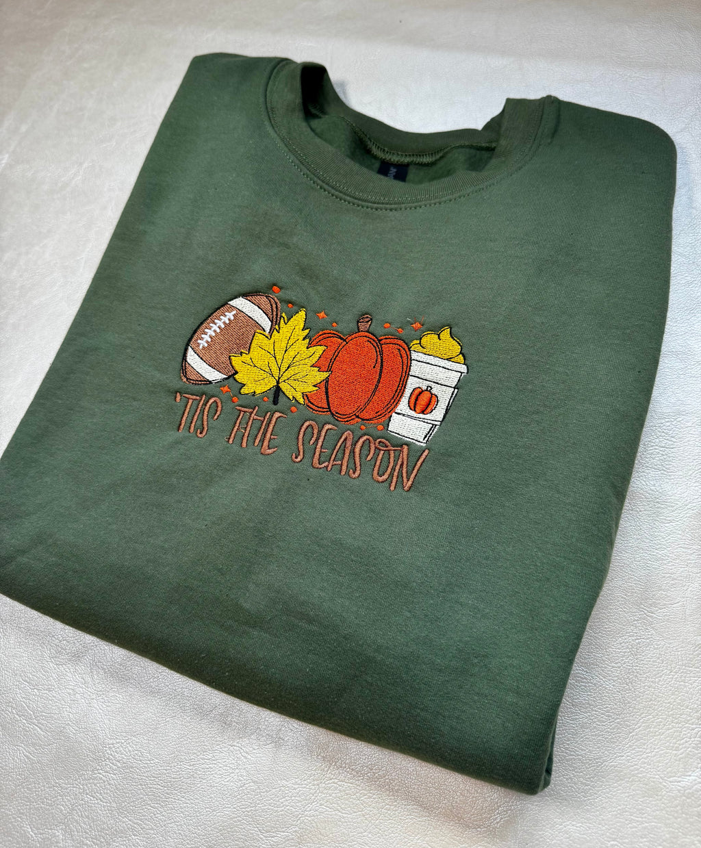 Tis The Season embroidered sweatshirt