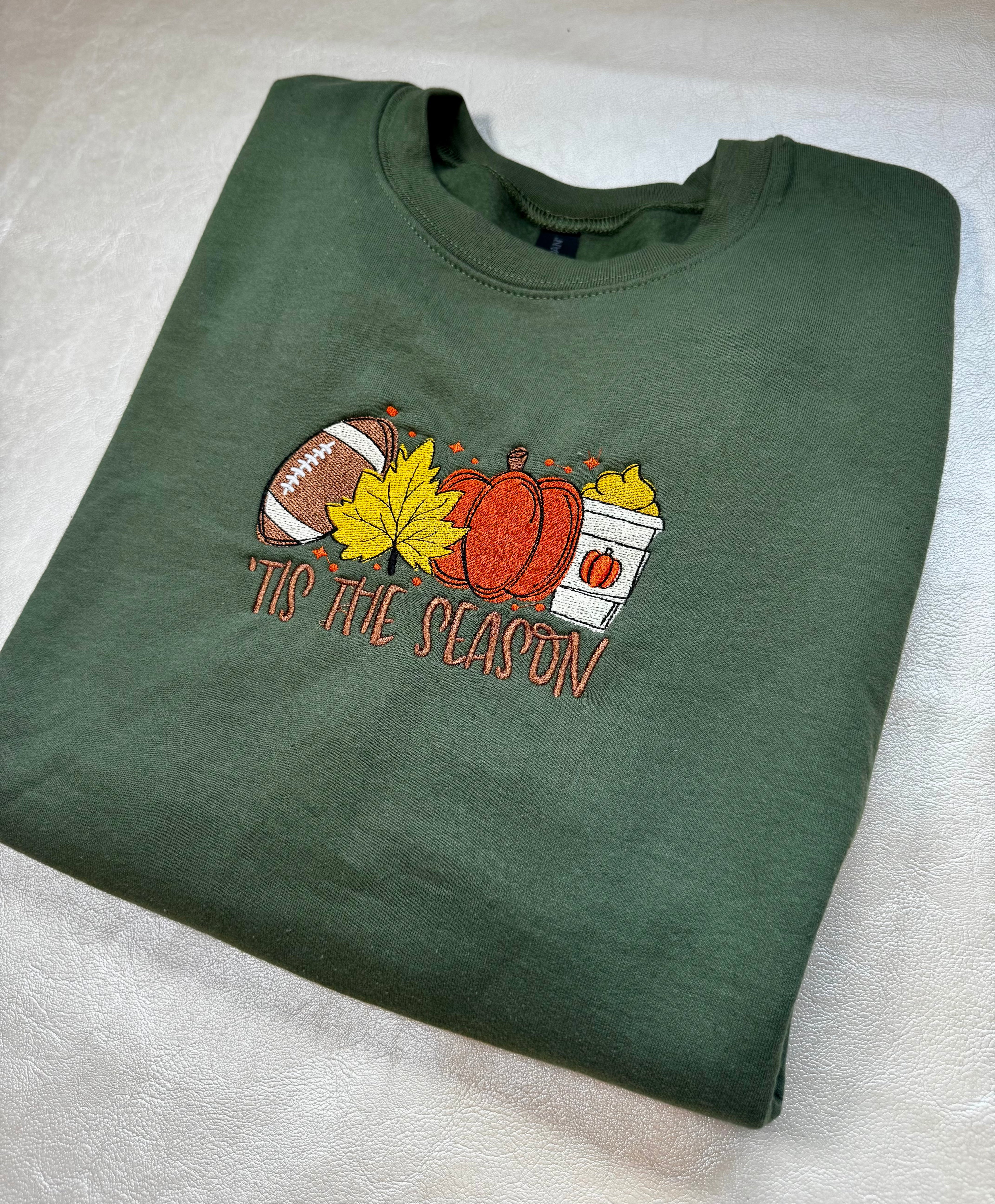 Tis The Season embroidered sweatshirt