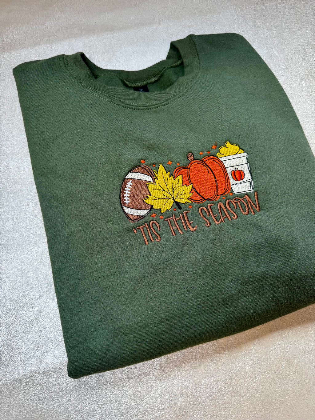 Tis The Season embroidered sweatshirt