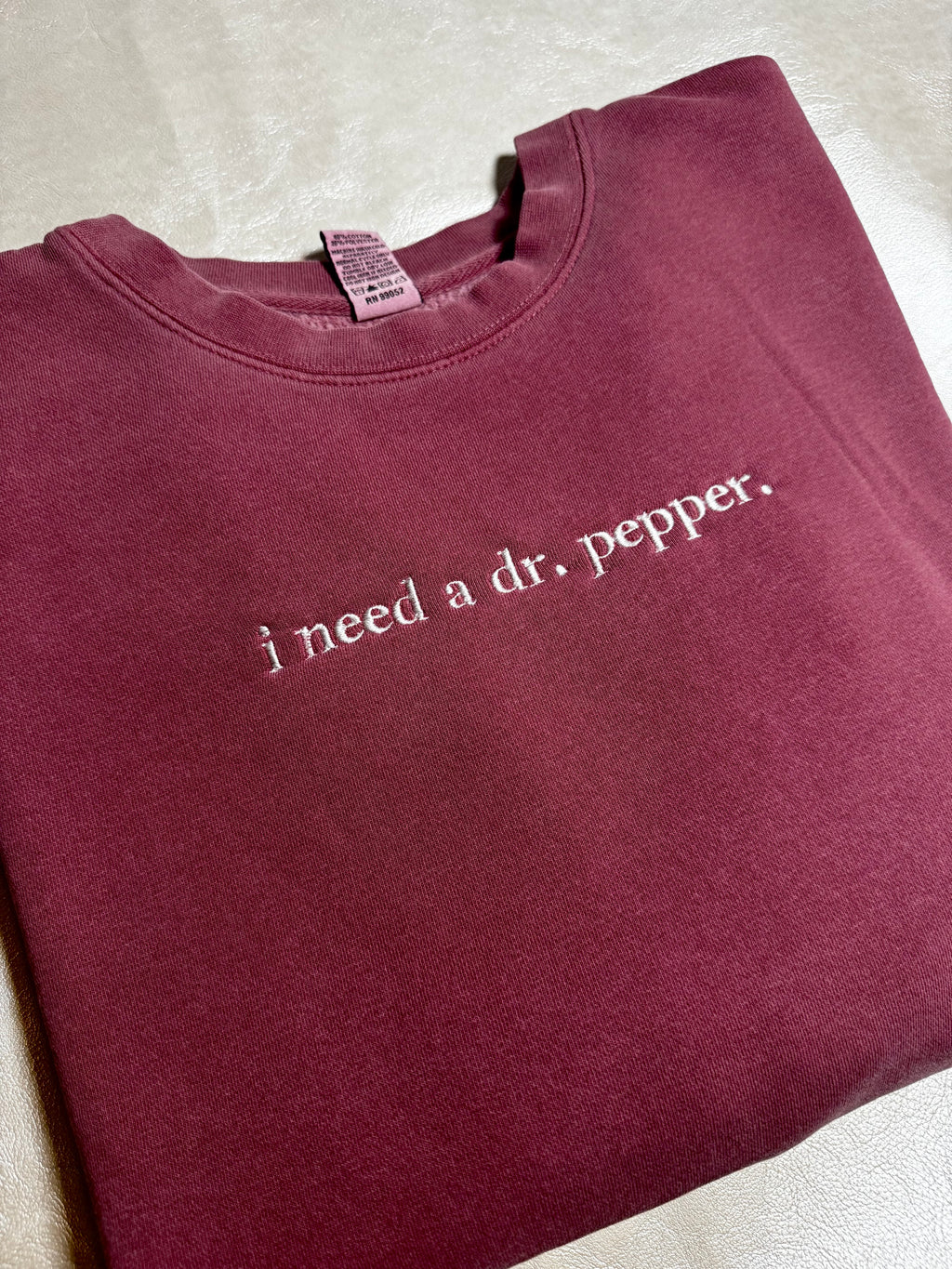 I need a Dr Pepper Crewneck sweatshirt