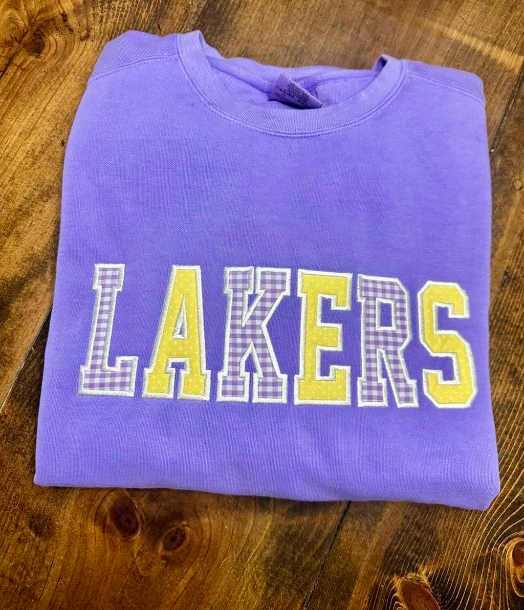 Lakers Appliqué Crewneck