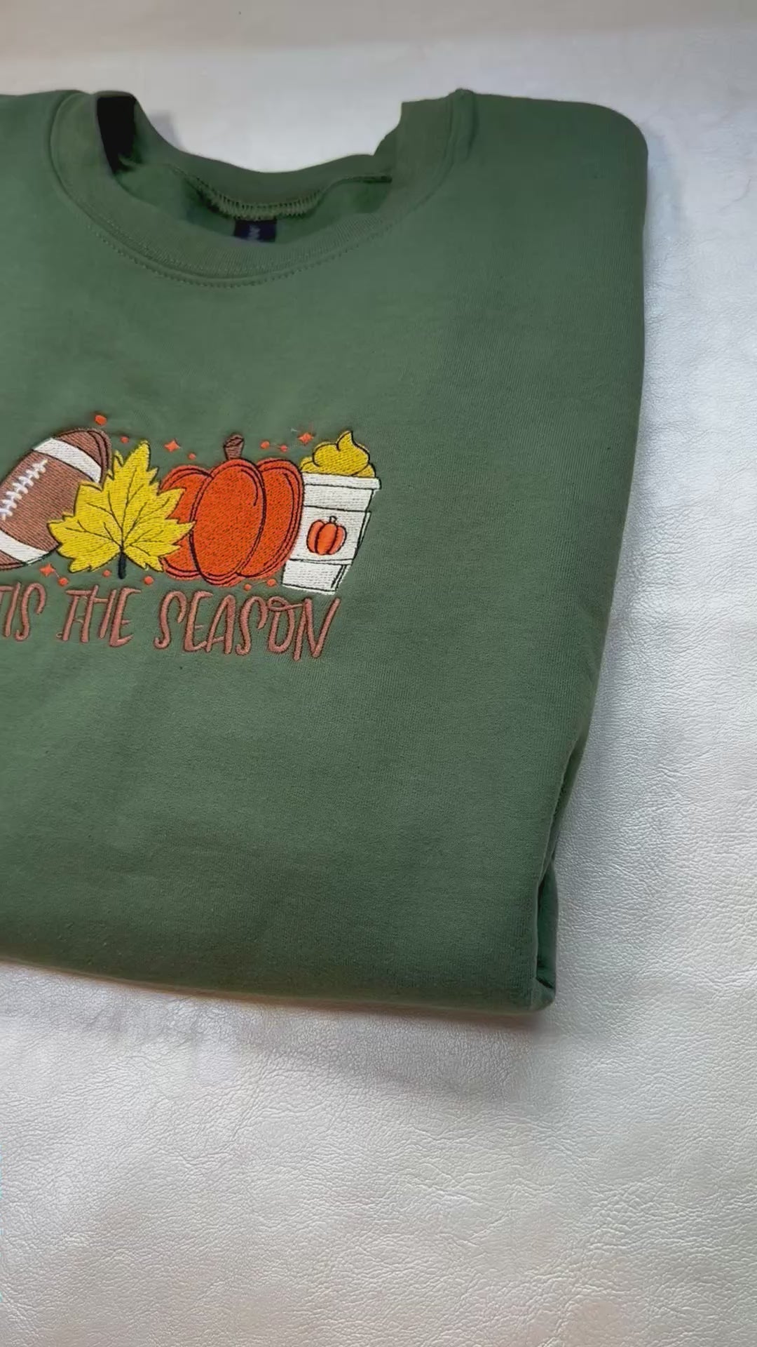 Tis The Season embroidered sweatshirt